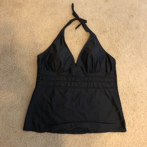 Black tankini top